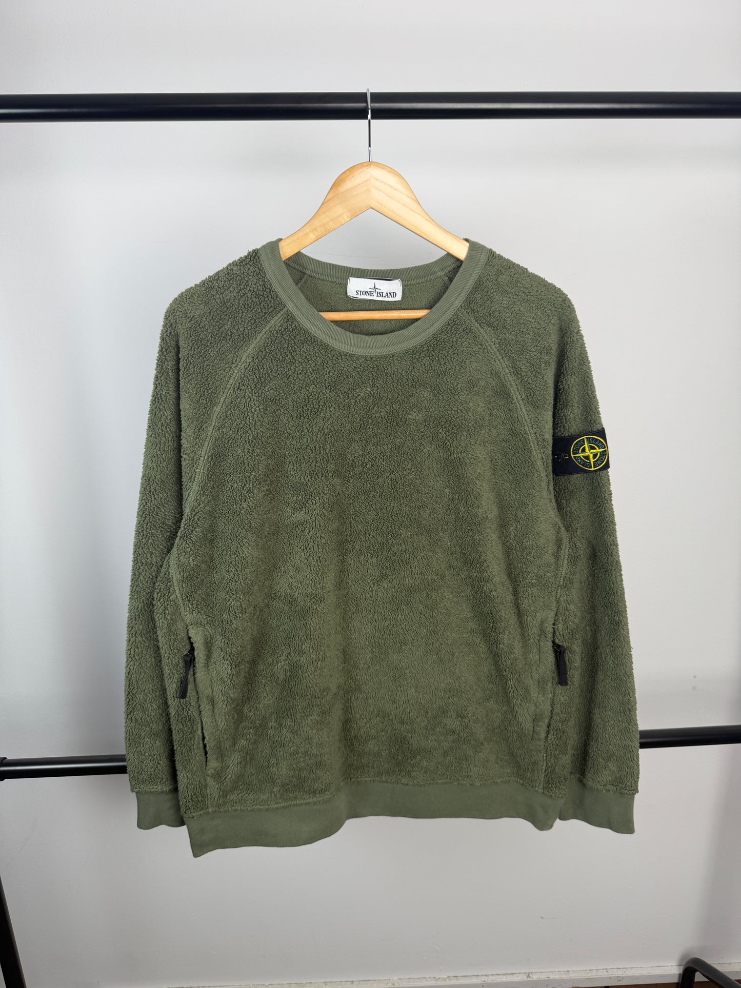 Stone Island Teddy Fleece Sweatshirt
