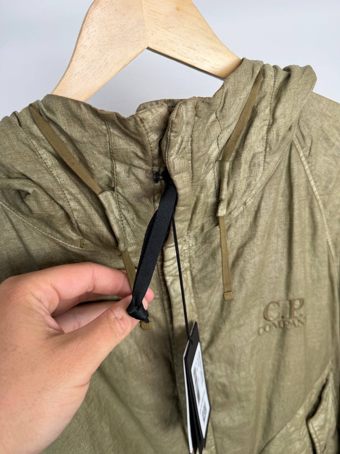 C.P Company Lino Wax Goggle Jacket