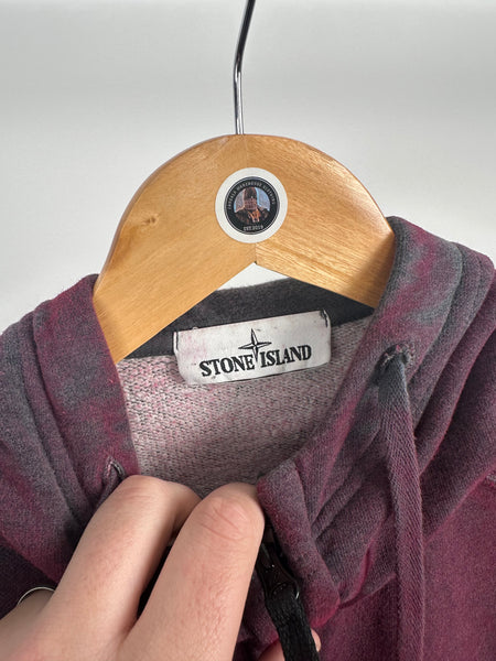 Stone Island Full Zip Dust Hoody - Large