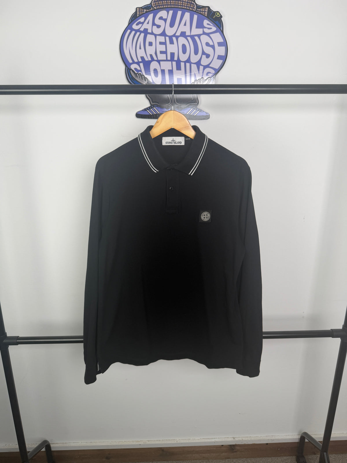 Stone Island Long Sleeved Polo Shirt