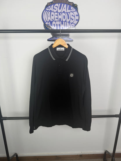 Stone Island Long Sleeved Polo Shirt