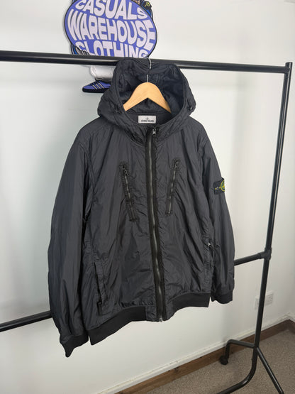 Stone Island Garment Dyed Crinkle Reps With Primaloft TC