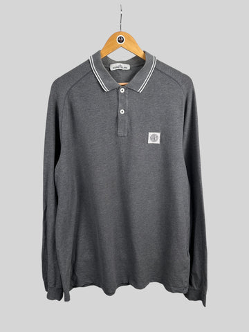 Stone Island Long Sleeved Polo Shirt (3XL)