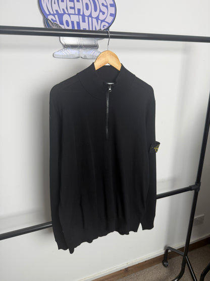 Stone Island Lana Wool 1/2 Zip Knit