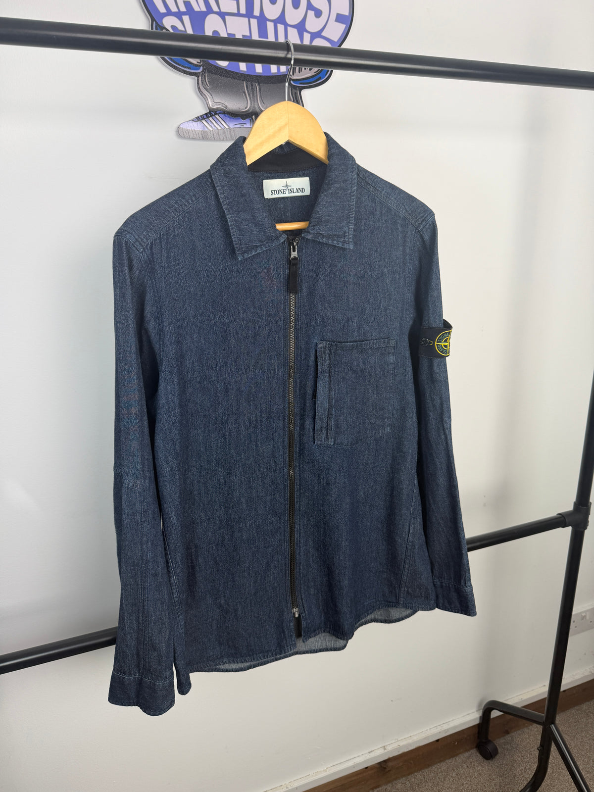 Stone Island Denim Style Overshirt