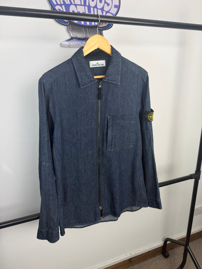 Stone Island Denim Style Overshirt
