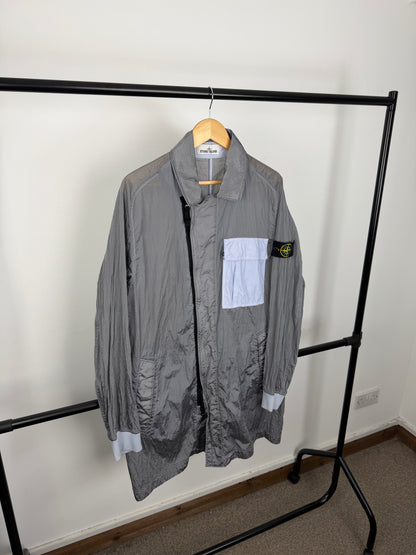 Stone Island Nylon Metal Watro Rip-Stop Parka Jacket (XL)
