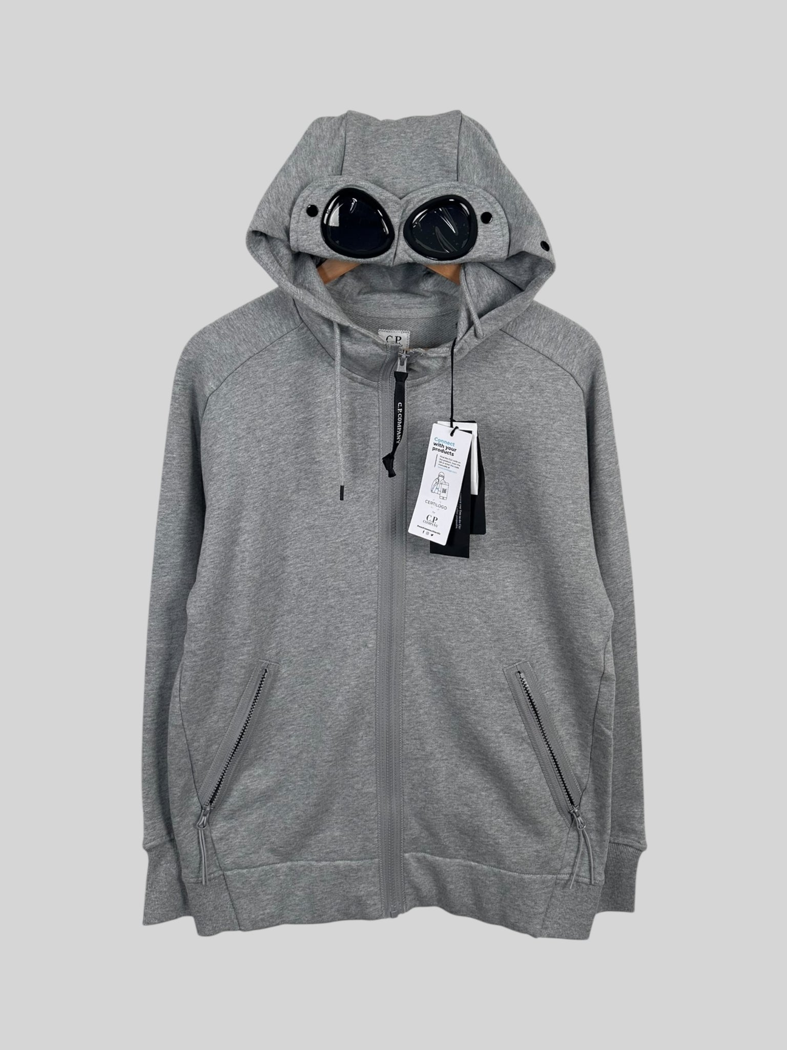 CP Company Diagonal Raised Fleece Goggle Hoodie - BNWT (M)
