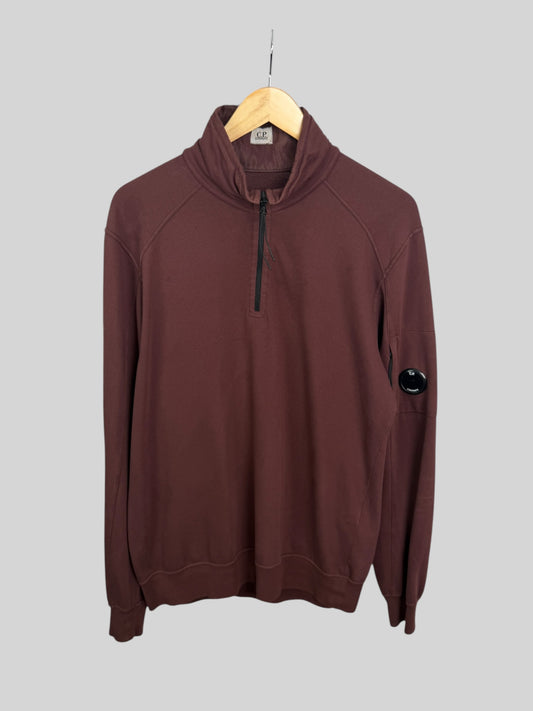 C.P Company 1/4 Zip Lens Sweatshirt
