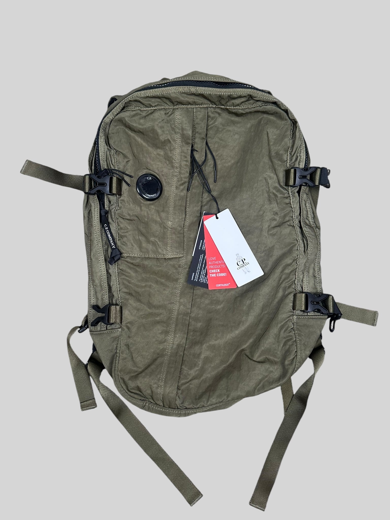 CP Company Garment Dyed Multi Section Backpack