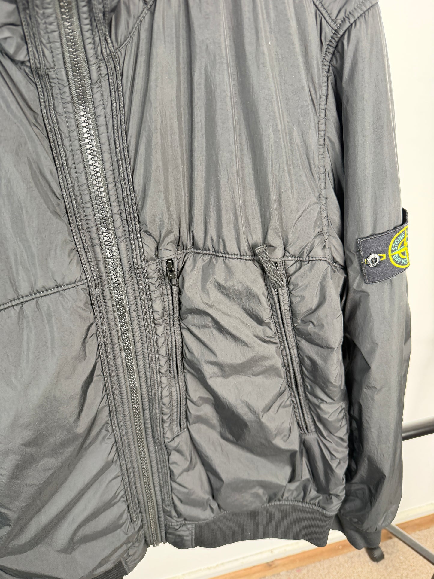 Stone Island Garment Dyed Crinkle Reps NY Jacket