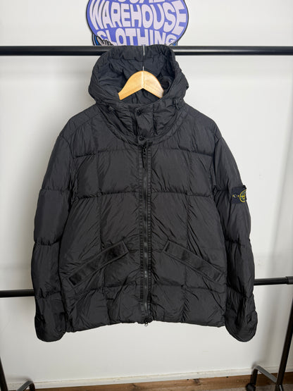 Stone Island Garment Dyed Crinkle Reps Down Jacket