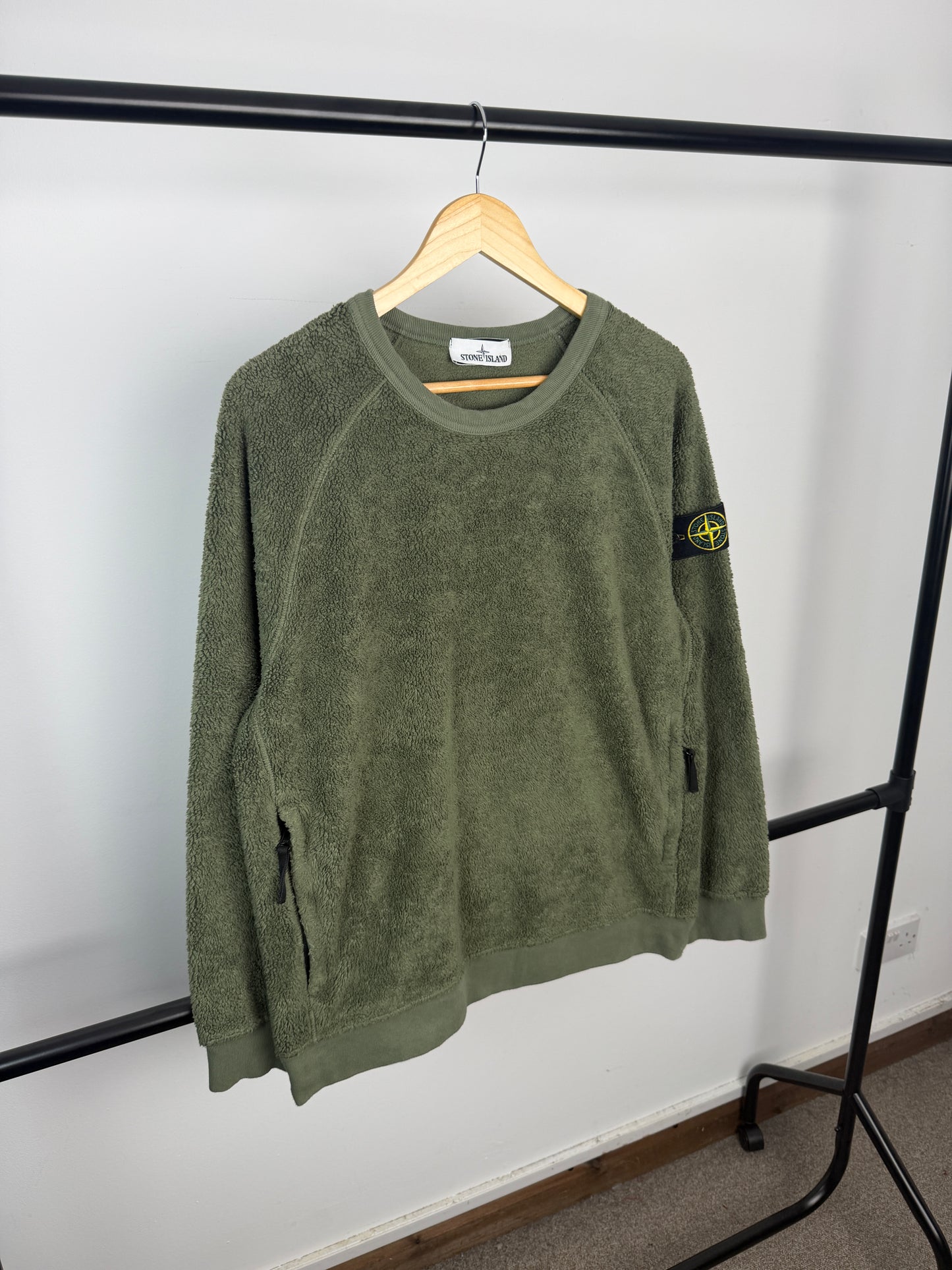 Stone Island Teddy Fleece Sweatshirt
