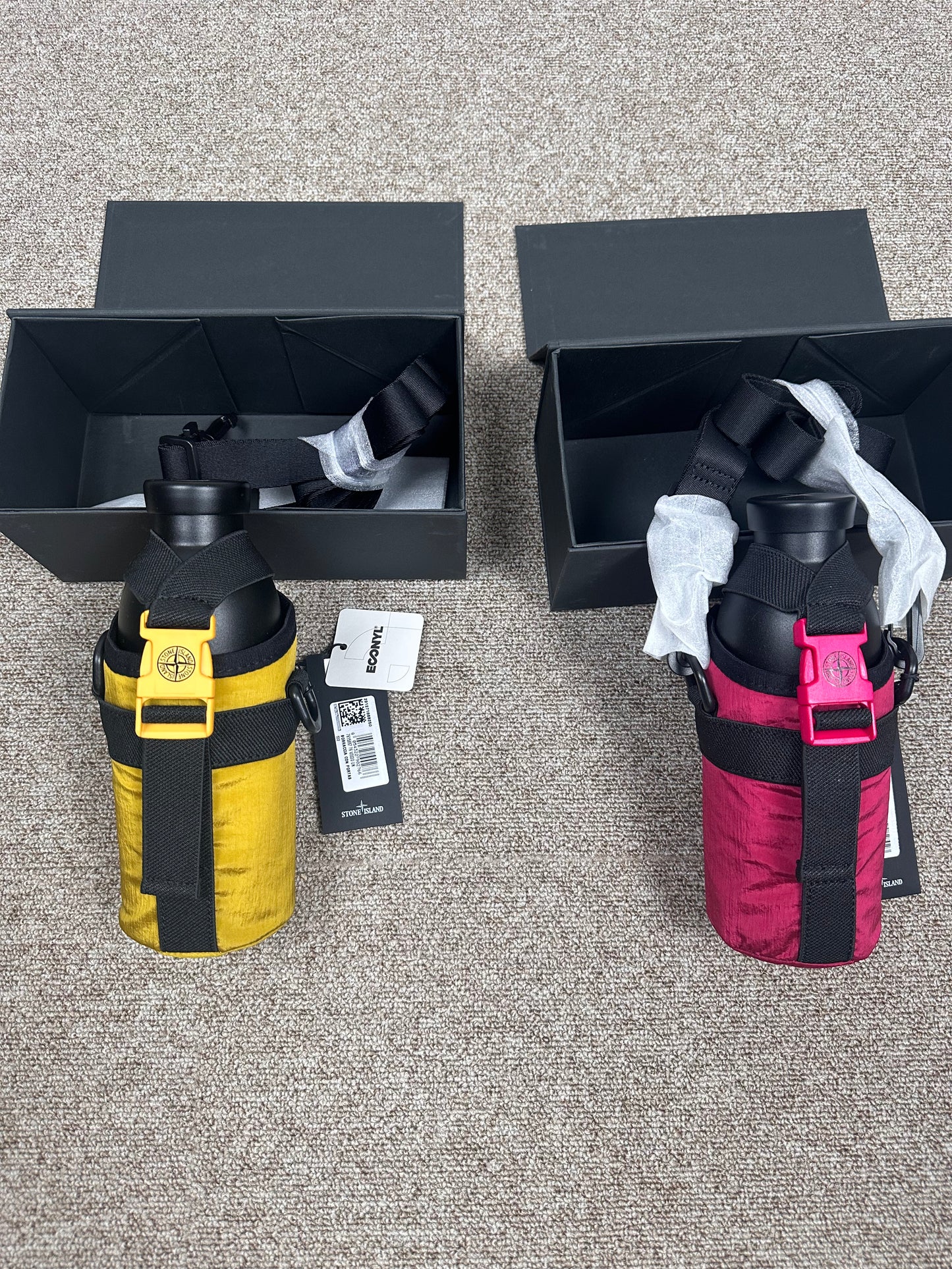 Stone Island X24 Stainless Steel Flask & Nylon Metal Holder