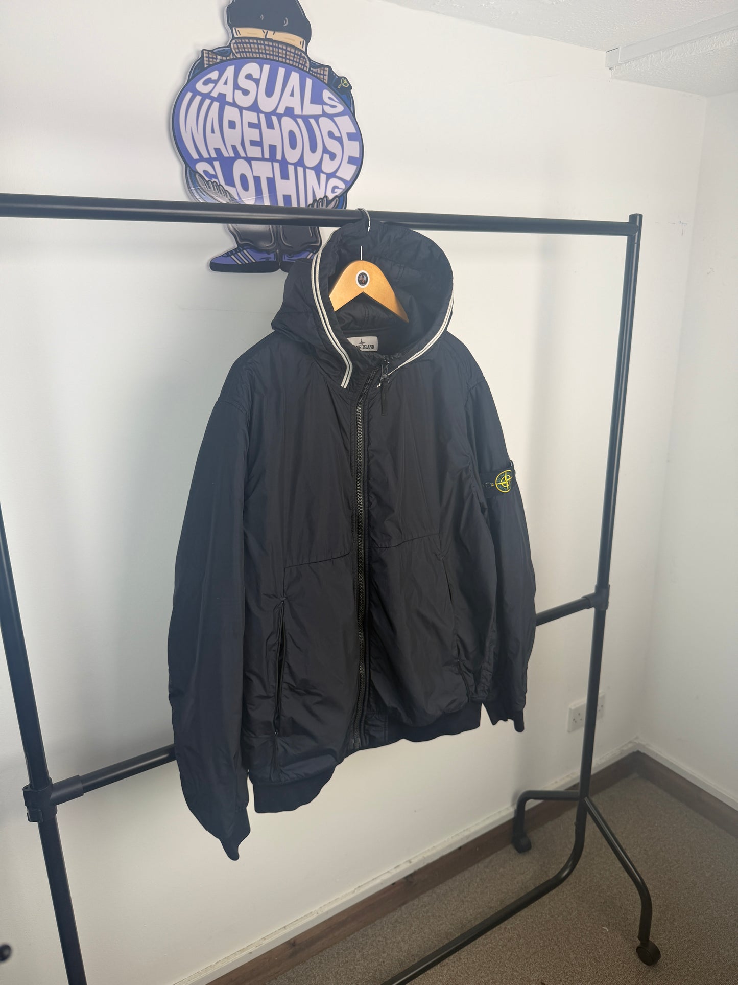 Stone Island Garment Dyed Crinkle Reps R-NY