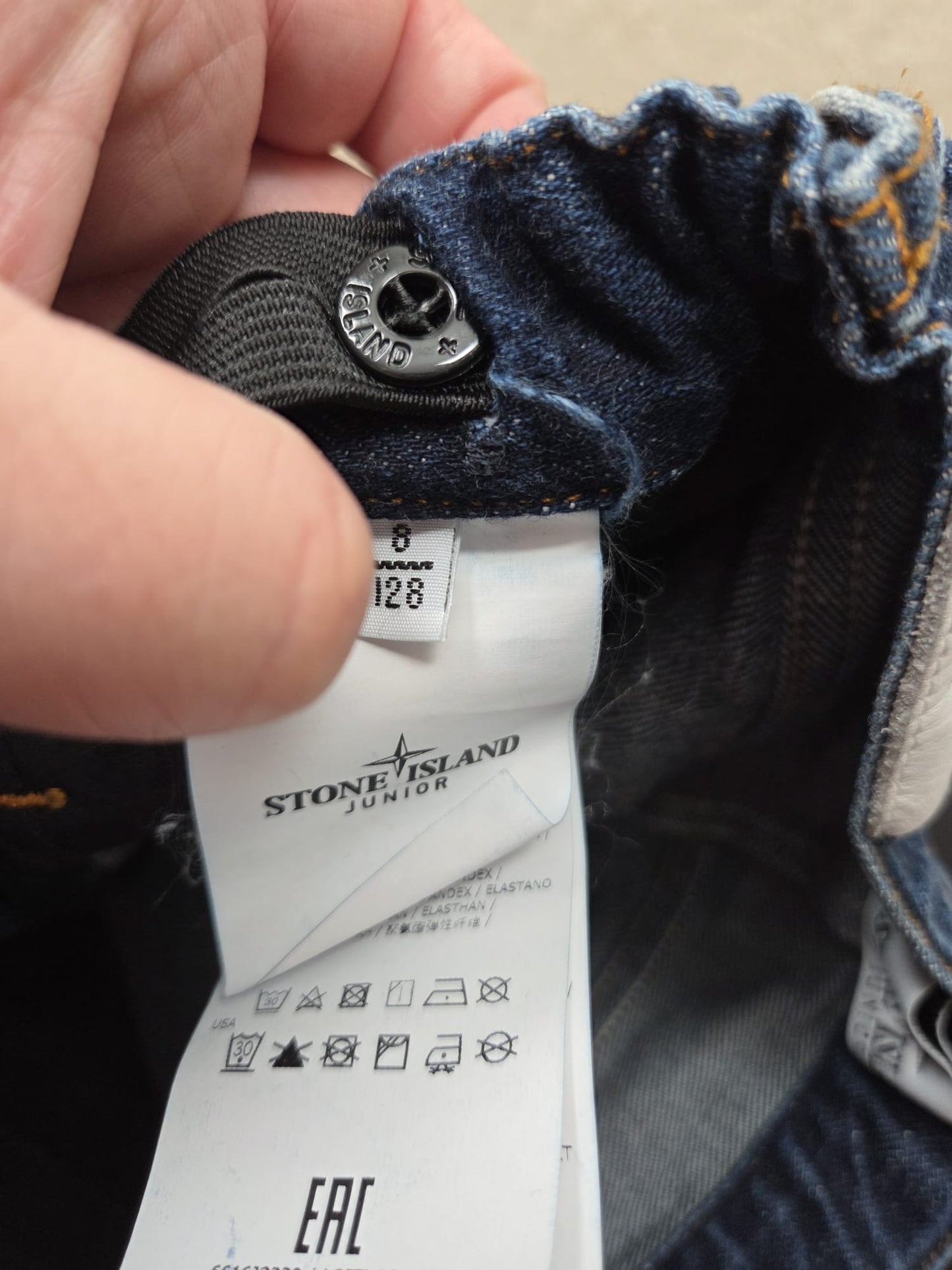 Stone Island Junior Jeans - Age 8