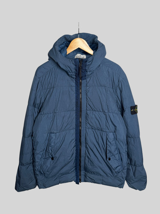Stone Island Garment Dyed Crinkle Reps Down Jacket