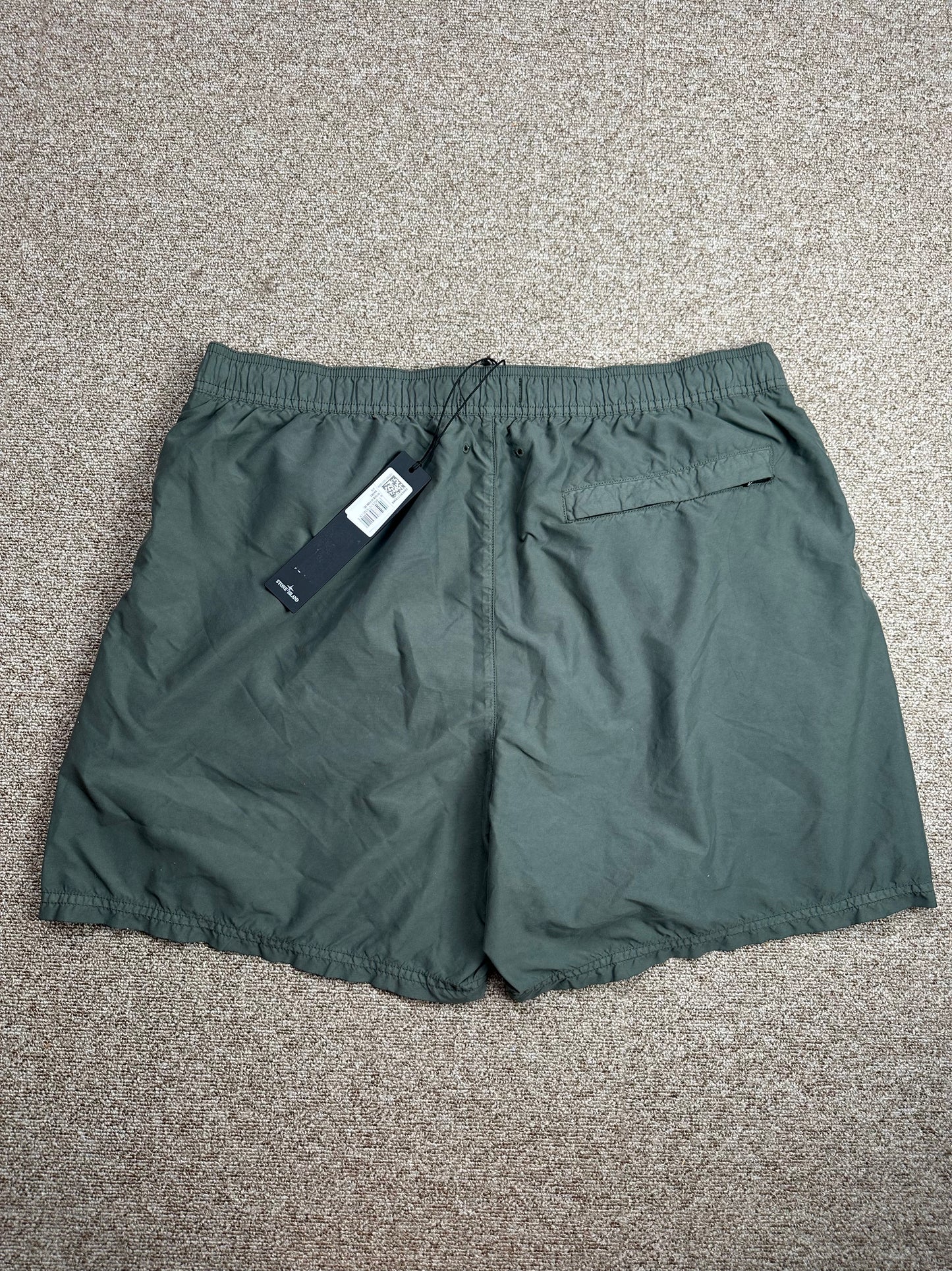 Stone Island Brushed Cotton Swim Shorts