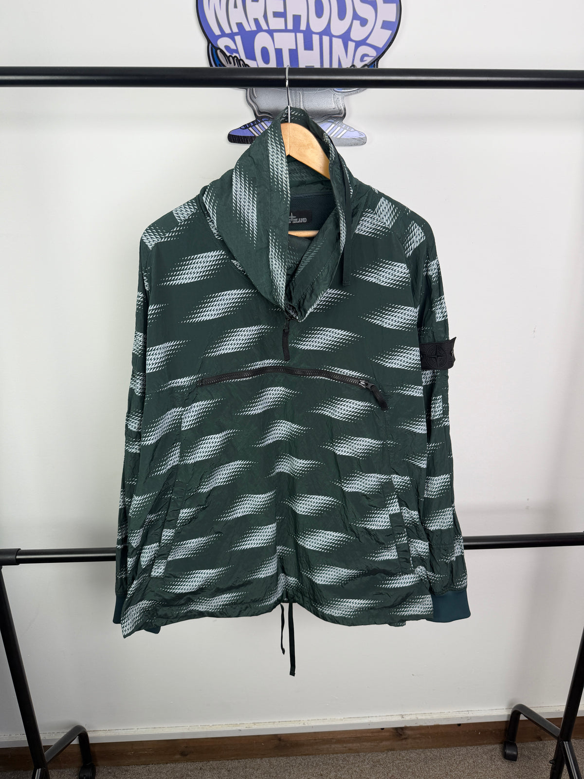 Stone Island Shadow Project Striped Nylon Metal Smock