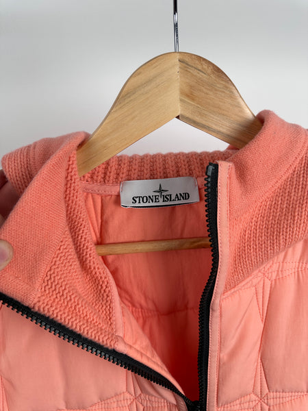 Stone Island Cupro Cotton Stella Primaloft Insulation & Knit Jacket (L)