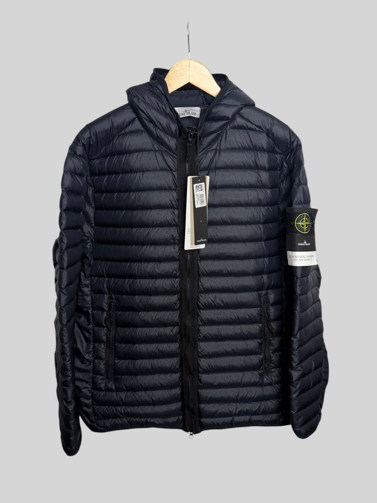 Stone Island Loom Woven Chambers R-Nylon Down TC Packable Jacket