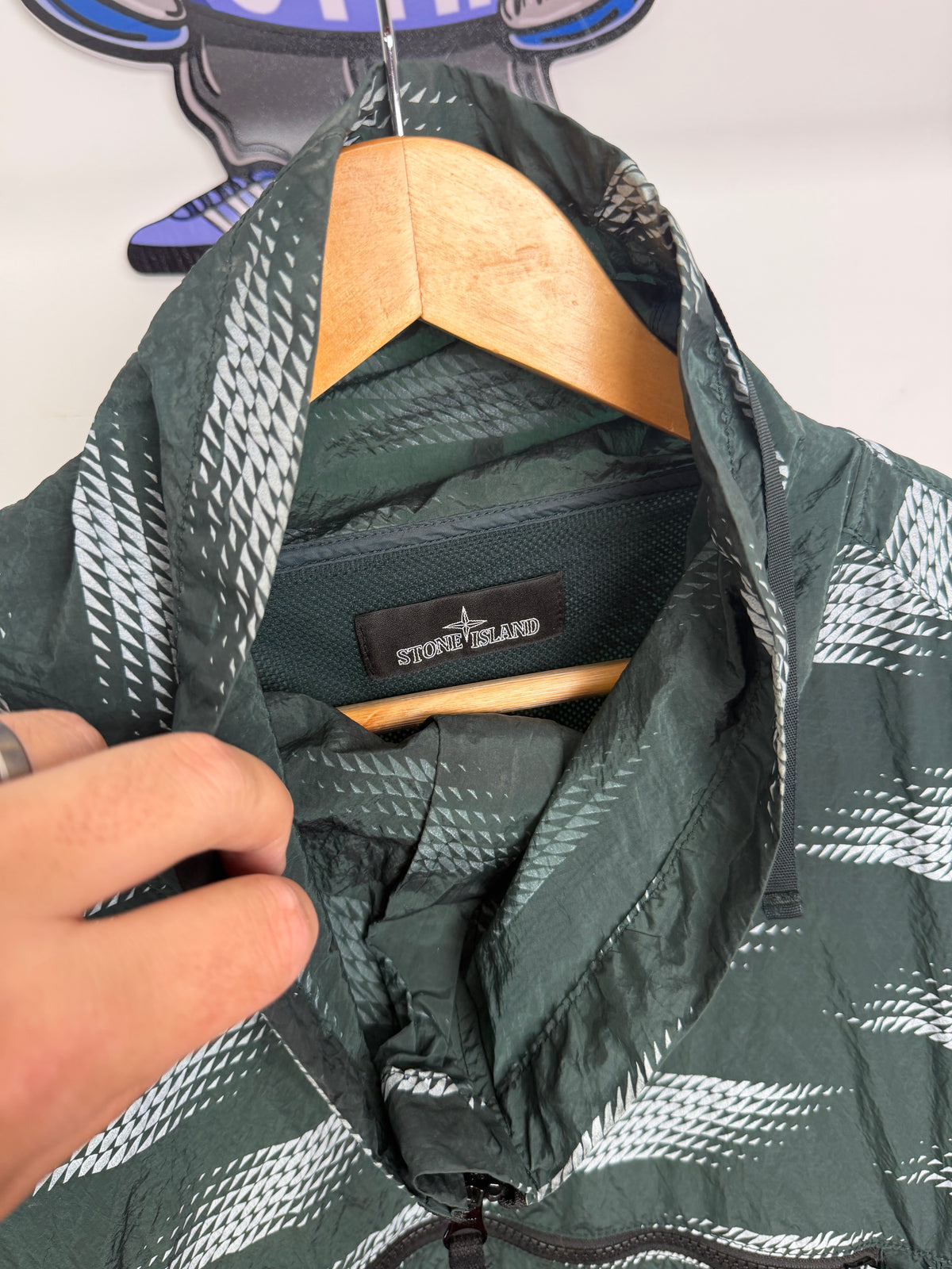 Stone Island Shadow Project Striped Nylon Metal Smock