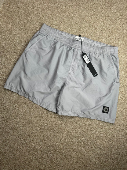 Stone Island Brushed Cotton Swim Shorts