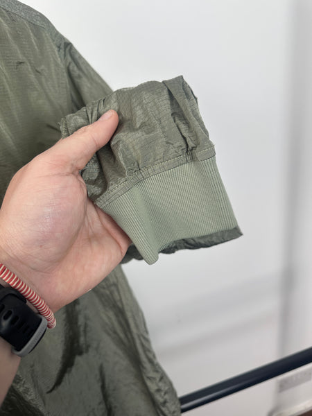 Stone Island 1/4 Zip Nylon Metal Overshirt (M)