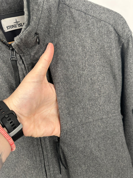 Stone Island Zip Up Wool Jacket (XXL)