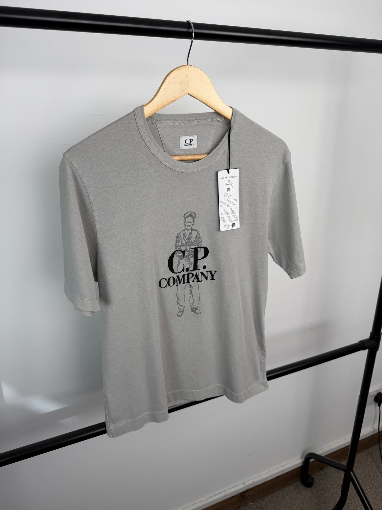 C.P Company Embroidered Logo T-Shirt