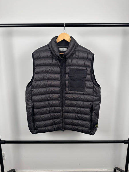 Stone Island Garment Dyed Micro Yarn Down Gilet - 3XL