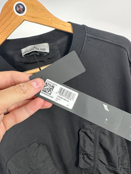 Stone Island Nylon Patch Sweatshirt - BNWT (XXL)