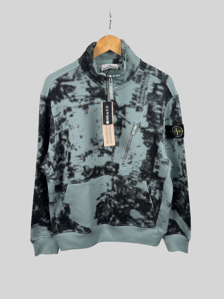 Stone Island Camo 1/4 Zip Sweatshirt BNWT (M)