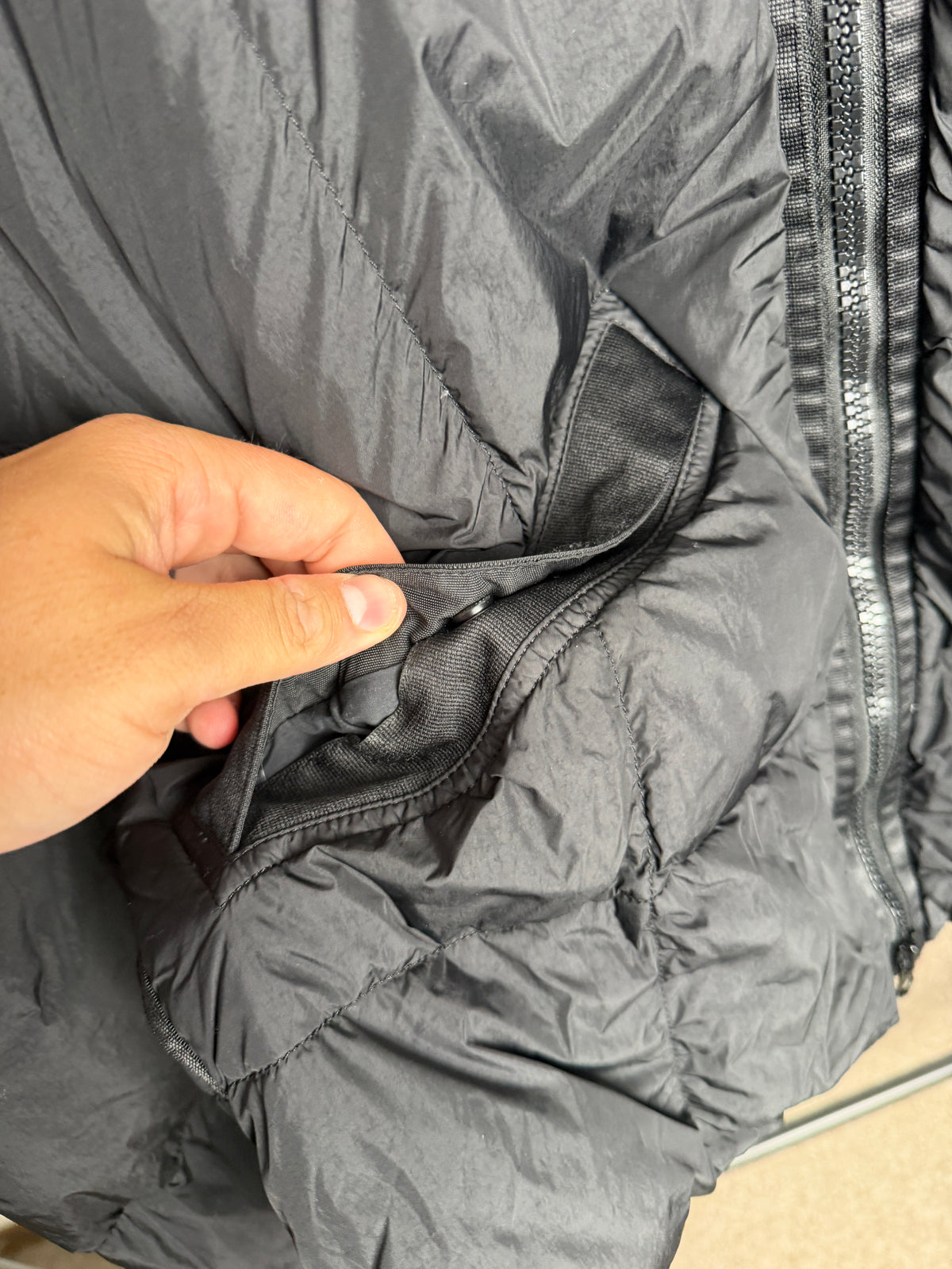 Stone Island Garment Dyed Crinkle Reps Down Jacket