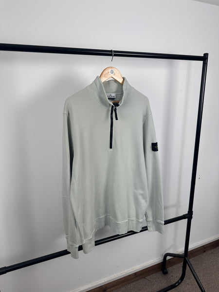 Stone Island 1/4 Zip Sweatshirt (XXL)