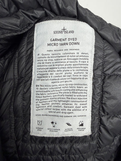 Stone Island Garment Dyed Micro Yarn Down Overshirt