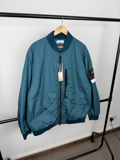 Stone Island Garment Dyed Crinkle Reps R-NY Primaloft TC Bomber Jacket