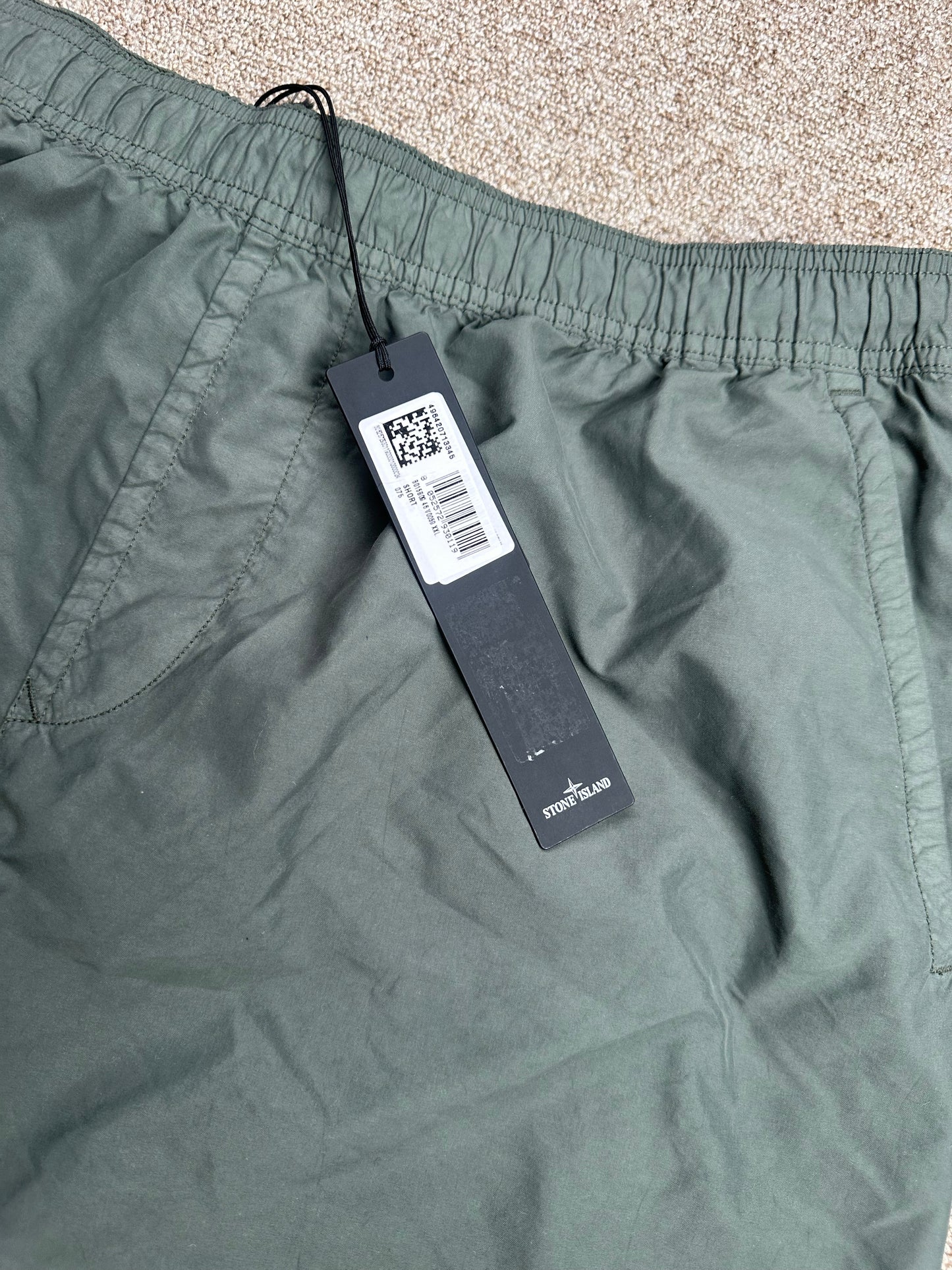 Stone Island Brushed Cotton Swim Shorts