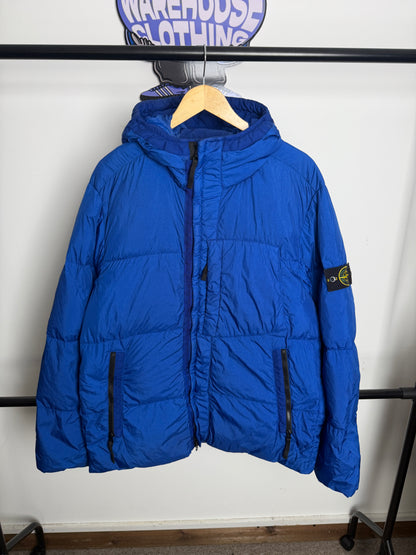 Stone Island Garment Dyed Crinkle Reps Down Jacket