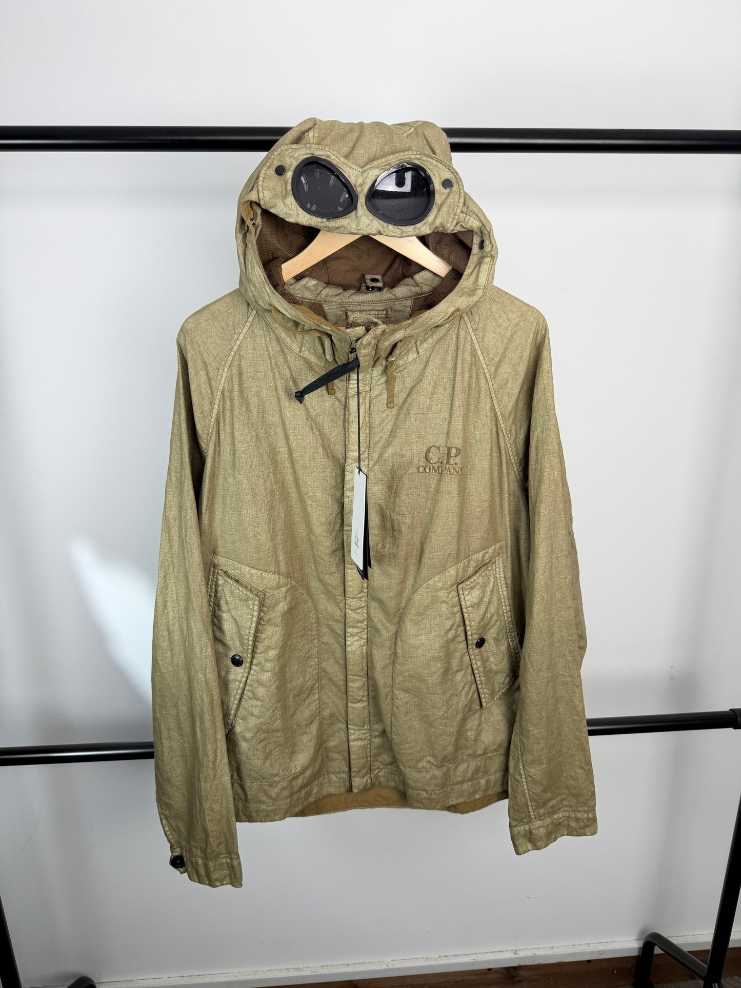 C.P Company Lino Wax Goggle Jacket