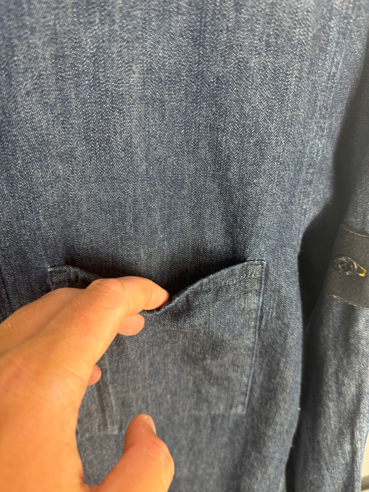 Stone Island Denim Style Overshirt