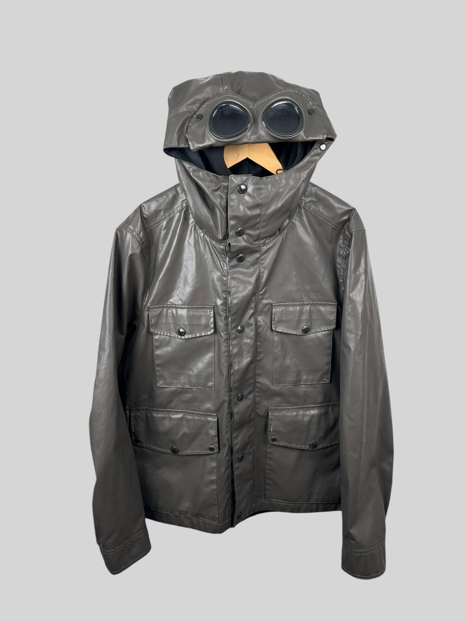 CP Company Oil Skin Goggle Jacket - 54