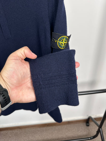 Stone Island Wool 1/4 Zip Pullover (L)