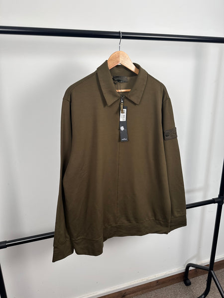 Stone Island Half Zip Ghost Collared Sweatshirt - BNWT (XL)