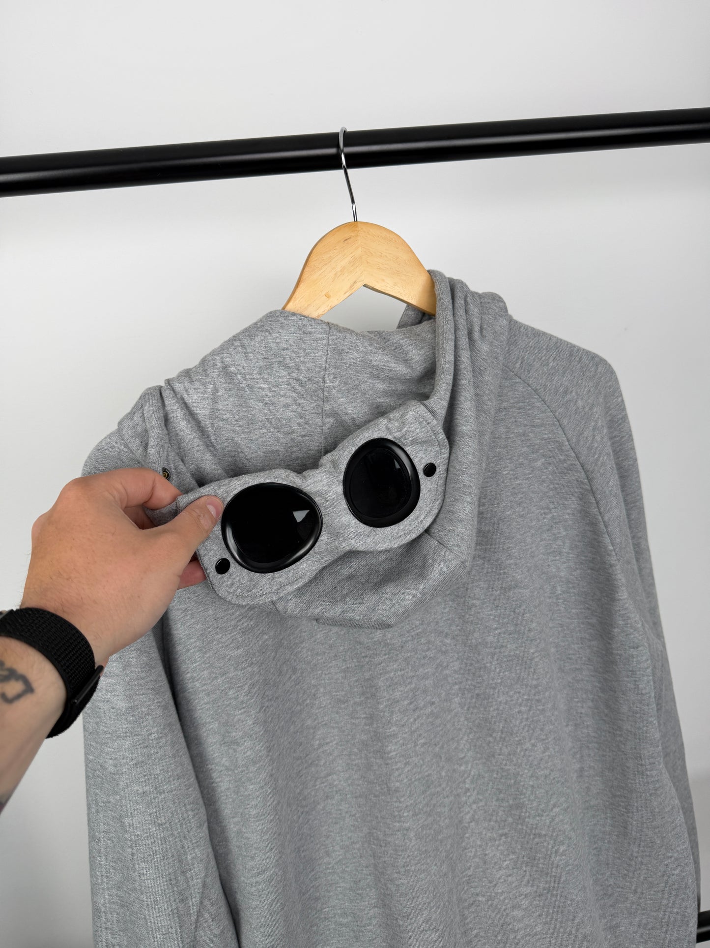 C.P Company Full Zip Goggle Hoodie
