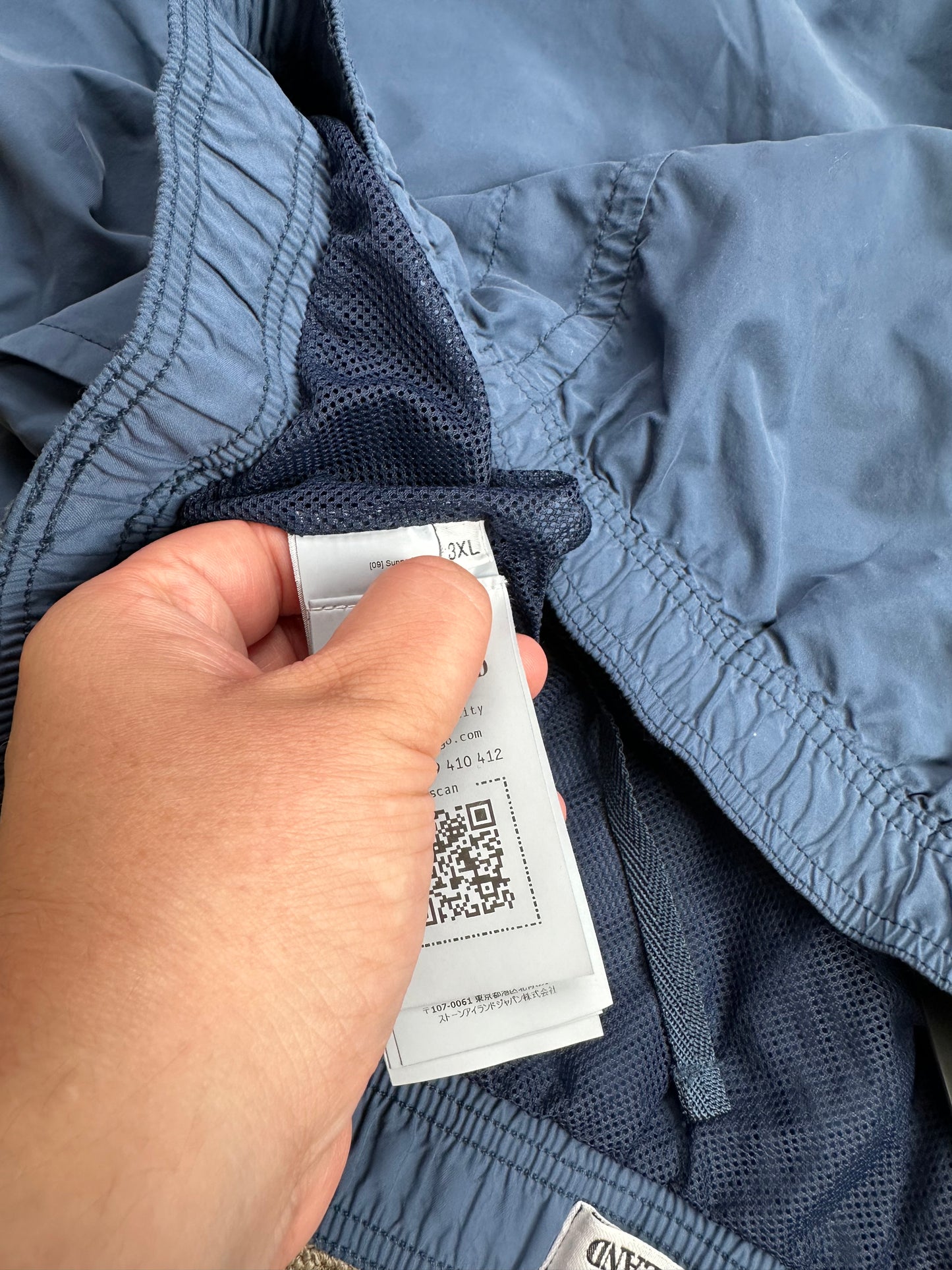 Stone Island Brushed Cotton Swim Shorts