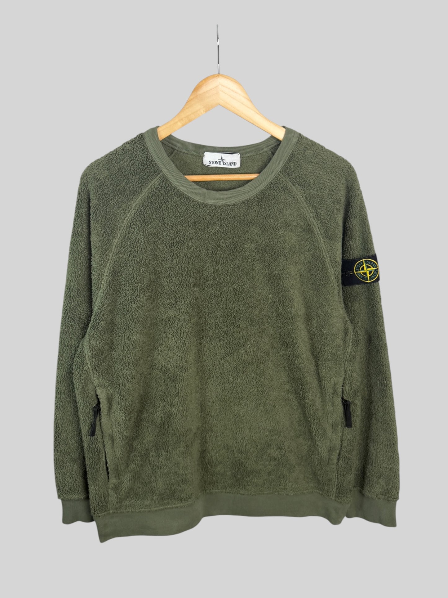Stone Island Teddy Fleece Sweatshirt