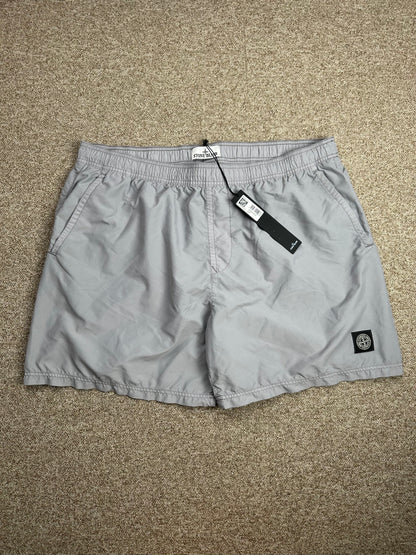 Stone Island Brushed Cotton Swim Shorts