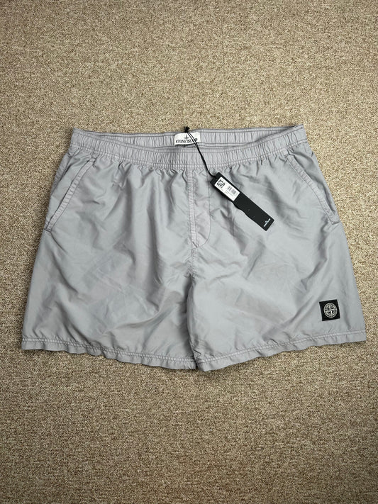 Stone Island Brushed Cotton Swim Shorts