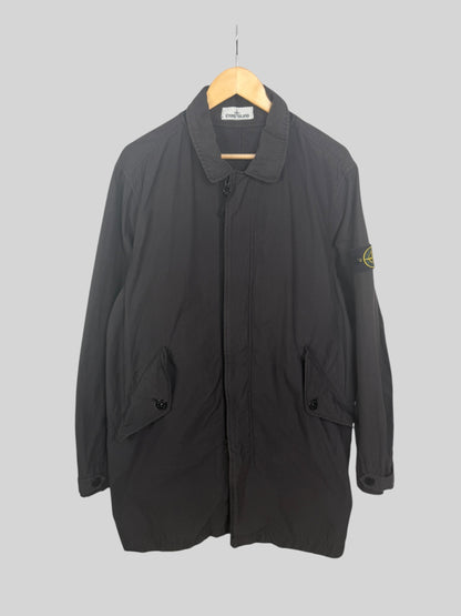 Stone Island Light Cotton Nylon Twill Mac Jacket